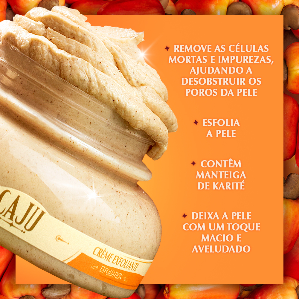 Creme Esfoliante Caju 200ml, ,  large image number 1